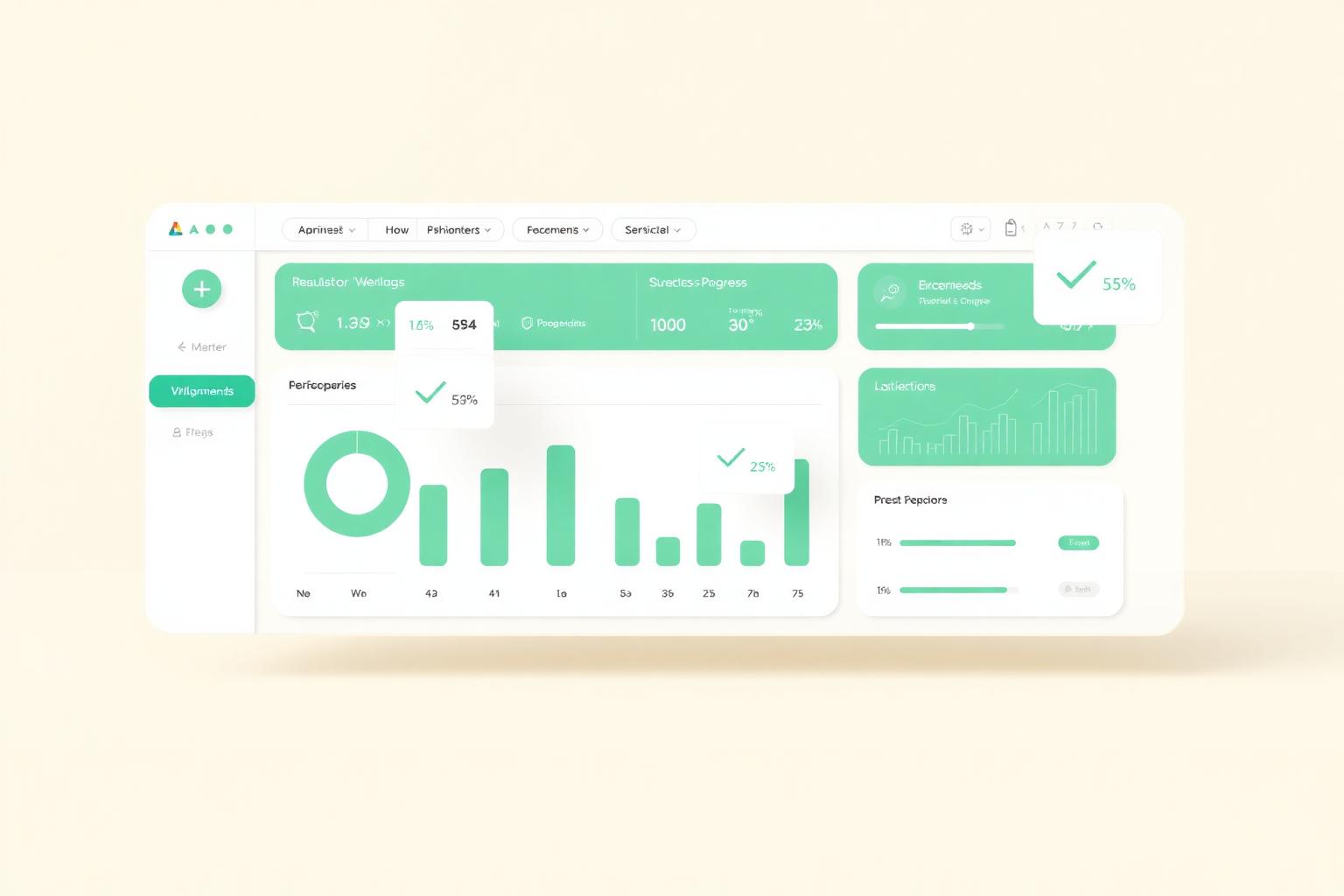 八仙評鑑系統儀表板示意